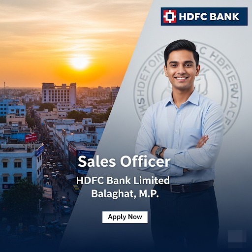 Sales Officer Job Opening at HDFC Bank in Balaghat – Apply Now